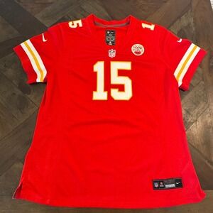 Nike Kansas City Chiefs‎ NFL 15 Patrick Mahomes Red Engineered Jersey Womens XXL